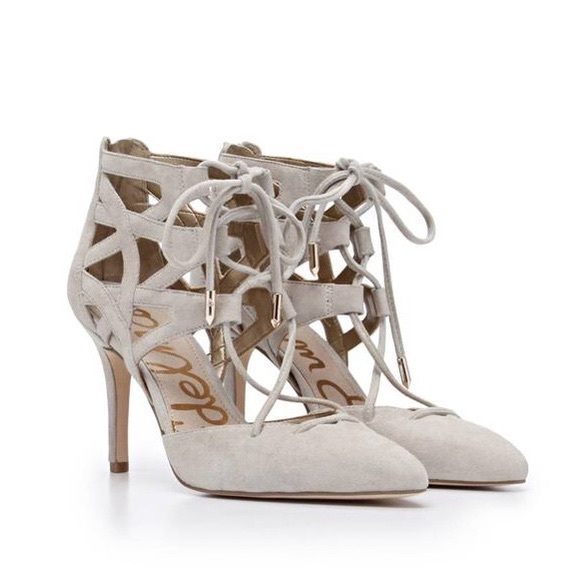 Sam Edelman Zavier Suede Heels - Picture 1 of 7